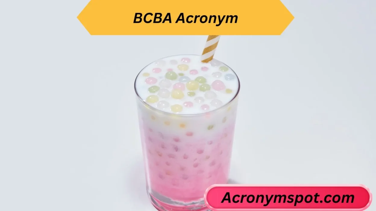 BCBA Acronym